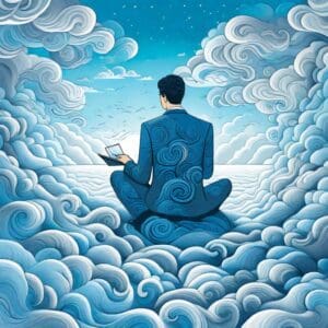 man on journey to self love.